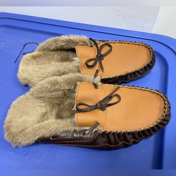 Bespoke Post Mens Hibernate Leather Mule Slipper Warm Lining Size 9 - Picture 6 of 10